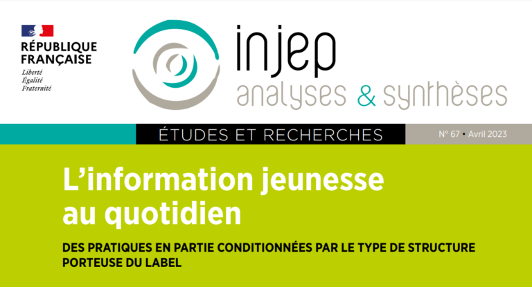 Enquête INJEP : zoom sur l’information jeunesse